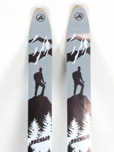 Комплект охотничьих лыж Маяк ЛЕСНЫЕ с креплением кожа с пяткой 175х11 см, дерево-пластик - Фото 5