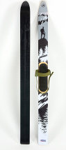 Комплект охотничьих лыж Маяк ЛЕСНЫЕ с креплением брезент 175х11 см, дерево-пластик - Фото 3
