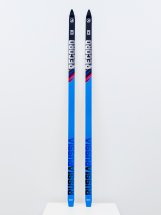 Лыжи подростковые беговые Маяк деревянные, 160 см, синий-красный-черный Рекорд - Фото 2