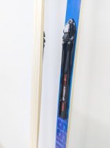 Лыжи подростковые беговые Маяк деревянные с креплениями NNN, 160 см, синий-черный-красный - Фото 4