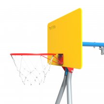 Кольцо баскетбольное №5 ROKIDS со щитом и крепежом на дугу - Фото 2