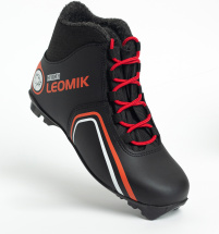 Ботинки лыжные Leomik Health (red), черные, размер 38 - Фото 16