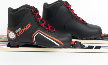 Ботинки лыжные Leomik Health (red), черные, размер 38 - Фото 31