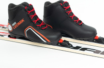 Ботинки лыжные Leomik Health (red), черные, размер 38 - Фото 32