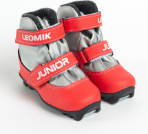 Ботинки лыжные Leomik Junior, серо-красные, размер 28 - Фото 19