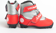 Ботинки лыжные Leomik Junior, серо-красные, размер 28 - Фото 20