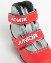 Ботинки лыжные Leomik Junior, серо-красные, размер 28 - Фото 26
