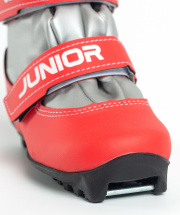 Ботинки лыжные Leomik Junior, серо-красные, размер 28 - Фото 27