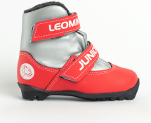 Ботинки лыжные Leomik Junior, серо-красные, размер 28 - Фото 22