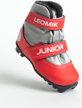 Ботинки лыжные Leomik Junior, серо-красные, размер 28 - Фото 16