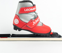 Ботинки лыжные Leomik Junior, серо-красные, размер 28 - Фото 33