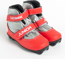 Ботинки лыжные Leomik Junior, серо-красные, размер 31 - Фото 19
