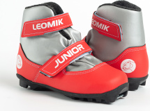 Ботинки лыжные Leomik Junior, серо-красные, размер 31 - Фото 21