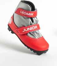 Ботинки лыжные Leomik Junior, серо-красные, размер 31 - Фото 16