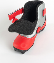 Ботинки лыжные Leomik Junior, серо-красные, размер 31 - Фото 28