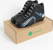 Ботинки лыжные Leomik Health (grey), черные, размер 41 - Фото 24