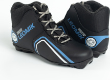 Ботинки лыжные Leomik Health (grey), черные, размер 45 - Фото 21