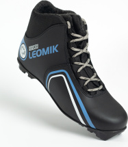 Ботинки лыжные Leomik Health (grey), черные, размер 45 - Фото 16