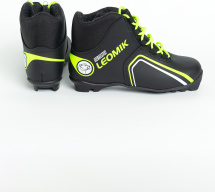 Ботинки лыжные Leomik Health (green), черные, размер 39 - Фото 12