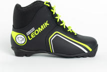 Ботинки лыжные Leomik Health (green), черные, размер 39 - Фото 15