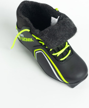 Ботинки лыжные Leomik Health (green), черные, размер 39 - Фото 17