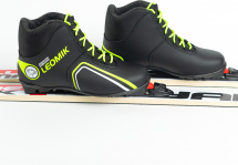 Ботинки лыжные Leomik Health (green), черные, размер 41 - Фото 23