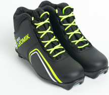 Ботинки лыжные Leomik Health (green), черные, размер 43 - Фото 11