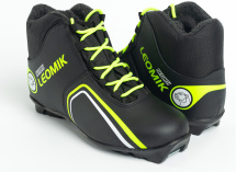Ботинки лыжные Leomik Health (green), черные, размер 43 - Фото 13