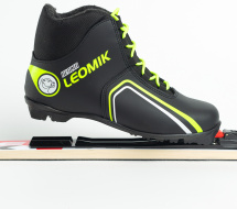 Ботинки лыжные Leomik Health (green), черные, размер 43 - Фото 25