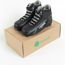 Ботинки лыжные Leomik Active (grey) NNN, размер 33 - Фото 24