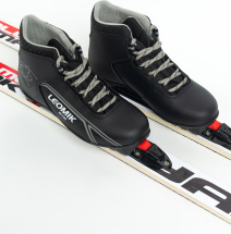 Ботинки лыжные Leomik Active (grey) NNN, размер 40 - Фото 32