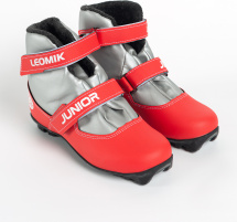 Ботинки лыжные Leomik Junior, серо-красные, размер 36 - Фото 19