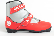 Ботинки лыжные Leomik Junior, серо-красные, размер 36 - Фото 22