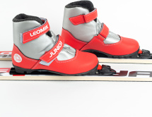 Ботинки лыжные Leomik Junior, серо-красные, размер 36 - Фото 31