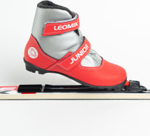 Ботинки лыжные Leomik Junior, серо-красные, размер 36 - Фото 33