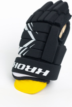 Хоккейные перчатки игрока 408 КРОК р.8 (рост 100-120 см) детские, черные - Фото 11