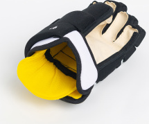 Хоккейные перчатки игрока 408 КРОК р.8 (рост 100-120 см) детские, черные - Фото 14