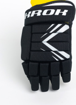 Хоккейные перчатки игрока 408 КРОК р.8 (рост 100-120 см) детские, черные - Фото 15