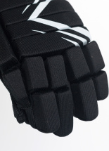 Хоккейные перчатки игрока 408 КРОК р.8 (рост 100-120 см) детские, черные - Фото 17
