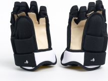 Хоккейные перчатки игрока 408 КРОК р.8 (рост 100-120 см) детские, черные - Фото 18