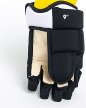 Хоккейные перчатки игрока 408 КРОК р.10 (рост 122-134 см) детские, черные - Фото 17