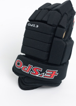 Хоккейные перчатки игрока 406 ESPO р.11 (рост 135-150) подростковые, черные - Фото 12