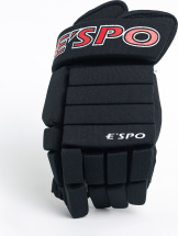 Хоккейные перчатки игрока 406 ESPO р.11 (рост 135-150) подростковые, черные - Фото 14