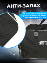 Баул игрока хоккейный ESPO Крок на колесах, сумка спортивная для хоккея, 78х38х38 см, черная - Фото 25