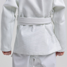 Кимоно для дзюдо Leomik Standard белое, рост 130 см, размер 34 - Фото 21