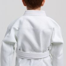 Кимоно для дзюдо Leomik Standard белое, рост 130 см, размер 34 - Фото 19