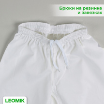 Кимоно для каратэ Leomik Standard белое, рост 100 см - Фото 5