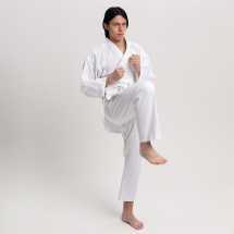 Кимоно для каратэ Leomik Standard белое, рост 160 см - Фото 12