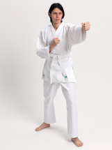 Кимоно для каратэ Leomik Standard белое, рост 160 см - Фото 36