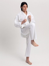 Кимоно для каратэ Leomik Standard белое, рост 160 см - Фото 37